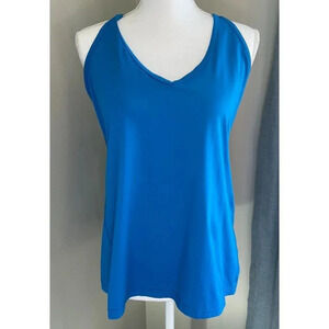 Lululemon Racerback Tank Top Mesh Blue Medium M